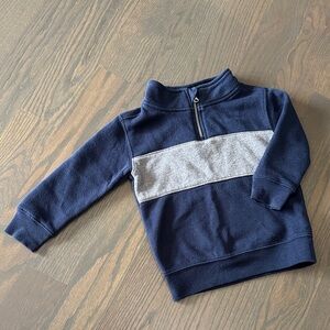 Jumping Beans Colorblock Fleece Quarter Zip | 2T